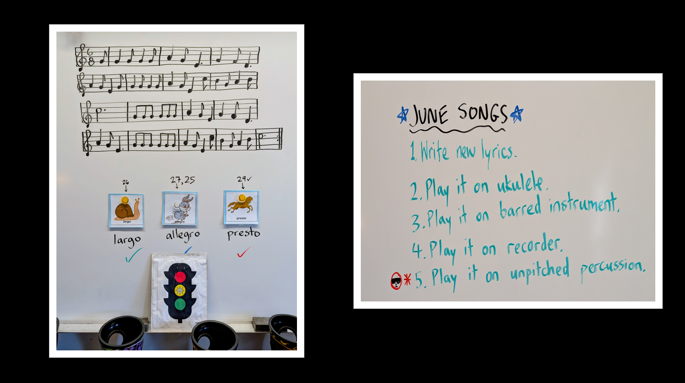 audiation and june songs
