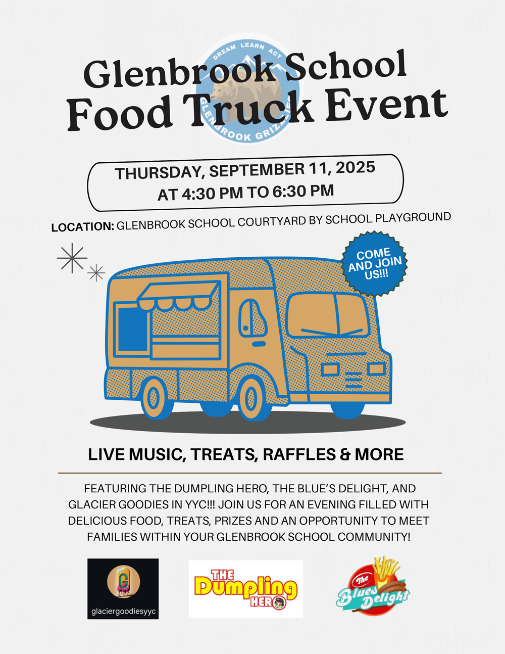 Food Truck Event Flyer Sept 11