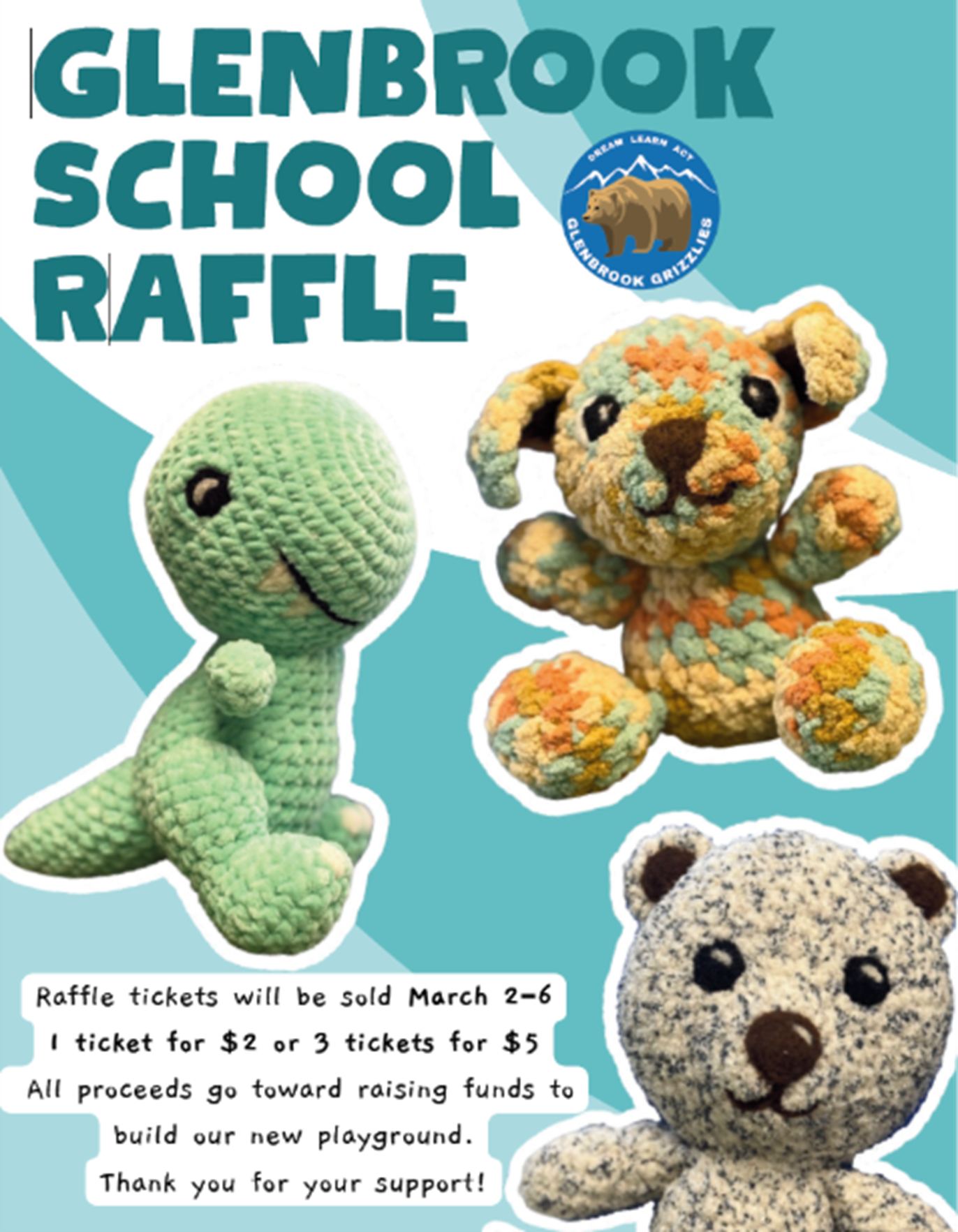 Glenbrook School Raffle Poster